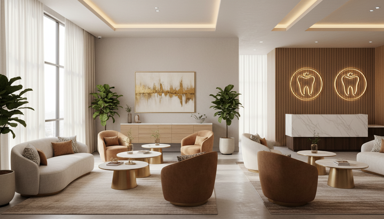 Modern dental office interior